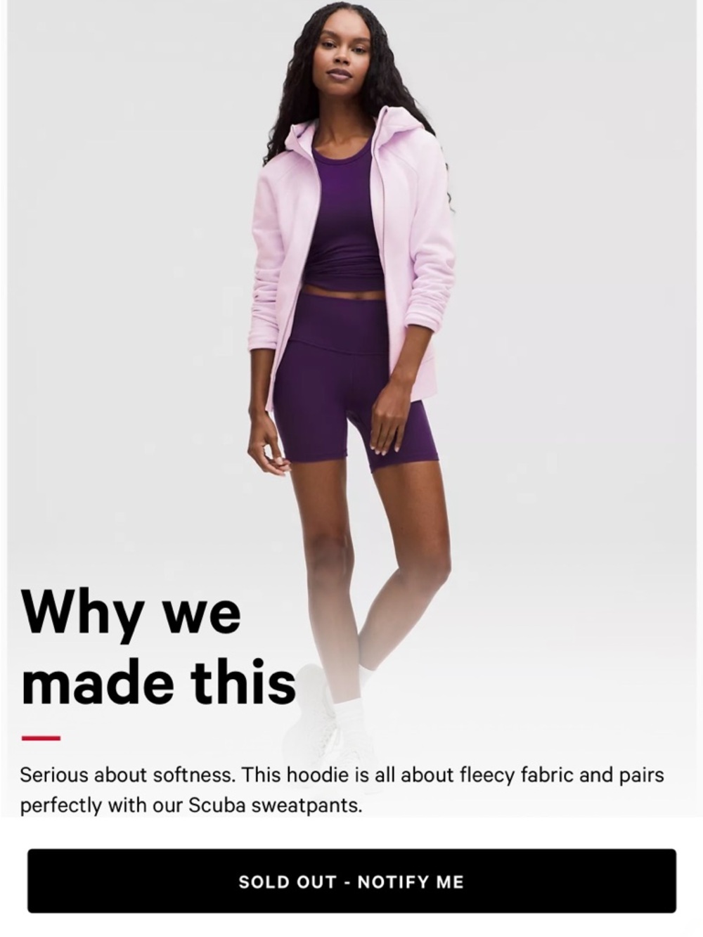 NWT lululemon Scuba Pink Organza Full-Zip Hoodie, 6 - Picture 7 of 12